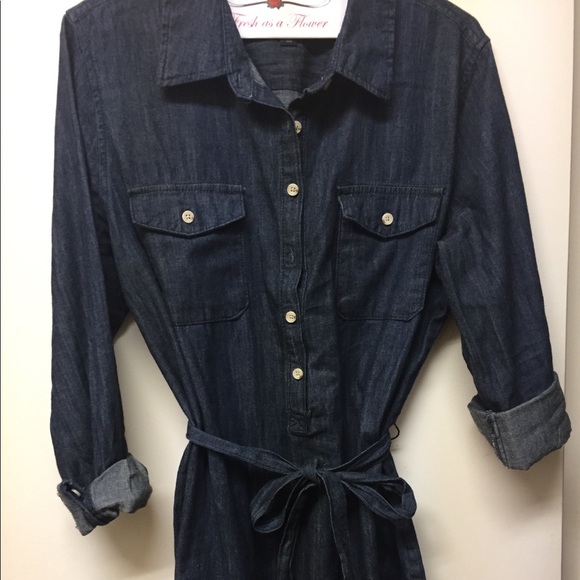 Jean type dress -medium size - Picture 2 of 5